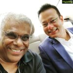 Ashish Vidyarthi Instagram - Travelling with Bandhu... In life. Alshukran Bandhu.. Alshukran Zindagi! Gurugram