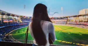 Ashrita Shetty Instagram - Throwback to cheering on the husband 🇮🇳💙