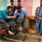 Bharath Instagram - Switching roles !! Passion for cinematography 🎥🎥🎥. On the sets of “Kshanam” next lined up in Malayalam !! Shooting in progress .. #location #fun #cinemotography Kuttikanam