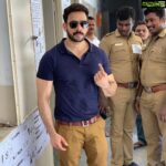 Bharath Instagram – Duty performed !! Have you ?? #responsibility #vote #myrights #tnelections2019 Kaveri High School