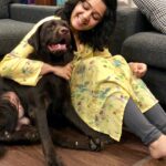 Charmy Kaur Instagram – ‪My fav work mate 😘 #Pablo #PCpet #MyBaby #PC @PuriConnects #Mehbooba work in progress ❤️‬ Hyderabad