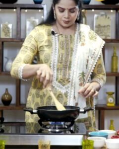 Deepa venkat Instagram - Heyyyyy!!!! Check out the link in bio for the latest recipe on the channel @spicemyfood on YouTube!!!

A lipsmacking, delicious and not-to-mention, a very handy homemade paste, Pulikaachal😊

Prepared with simple ingredients, it's aroma and taste are a reminder of my countless train travels, road trips, school lunches and sharing with loved ones!!

Hope you like this one:)))

Hair and makeup - @beautyandbeyond_makeover
@sumanostwal2722
Costumes - @naomi.fashions @kirrthi 

Thanks, @binasujit, @sanjivsk7 and @dipshi_blessy for a super-comfy shoot😀😀

#pulikaachal #enveetusamayal #spicemyfood #jfw #jfwdigital #binasujit #homemade #puliyodharai #mykitchen #momsrecipes #lovecooking