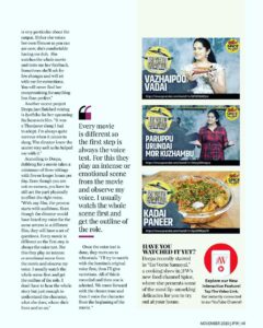 Deepa venkat Instagram - Yayyyy, so happy, kicked about this one😀😀
My Diwali has started with a bang!!! 

Extremely pleased, proud to be featured in the latest edition of the JFW e-mag😀😀 

Thank you very much Sruthi Ravinder, for this. Loved our conversation, this layout, and your articulation🤗 Glad we connected for this. 

Do have a look and let me know your thoughts, friends!!!

http://emag.jfwonline.com/jfw

#jfw #jfwdigital #emag #binasujit #sruthiravinder #diwalispecial #positivevibes #blessed #deepavenkat