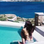 Eshanya Maheshwari Instagram - MY MISSION: to be so busy LOVING my LIFE that I have no TIME for HATE , REGRET, WORRY, FRET, OR FEAR. #🙌🏻 #✌🏻 #peace #mykonos #greece🇬🇷 #views😍 Carpe Diem Villas Mykonos