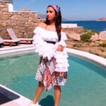 Eshanya Maheshwari Instagram - Slaying my vacation in @missa_more_clothing top 👻🌸 #fashionblogger #instablogger Mykonos