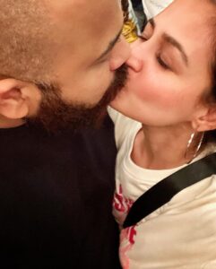Gajala Instagram - Baby i know the ending of 2020 was heartbreaking for us but remember Ammi is always watching over us & her blessings will keep us growing together no matter the hardhips! 🥰 Let 2021 be filled with ‘Good Health,more Love,more Happiness,& everything in Abundance. To all things positive 🥂❤️ @faisal_miya__photuwale I HEART YOU😘😘 #youandme #faizgaz