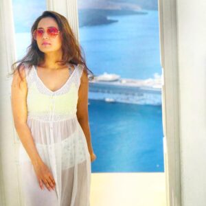 Gajala Instagram - Rules ......!!!!!!! wats that...??? #gazala #telguactress #gajala #mykonos#greece##blue #white #greece#europe#white