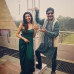Gurleen Chopra Instagram - With Yashpal ji # GAMEOVER#promotio#delhi