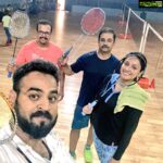 Hariprriya Instagram - This is how my day starts when I am not shooting 😃 I so much love this sport ever since I was in school ❤️Never-ending love for Badminton 😍 #badmintonlover💕 #badmintonbuddies🏸