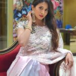 Harshika Poonacha Instagram - PRINCESS shots 👸 Draped in this gorgeous @nadira.couture 1 MG - Lido Mall