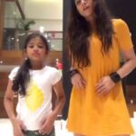 Harshika Poonacha Instagram - Coolest video with the coolest baby girl 😘😘😘 #happybirthdaycharithriyaganesh ❤️ @goldenstar_ganesh @shilpaaganesh