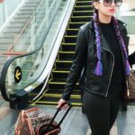 Harshika Poonacha Instagram - Clicked unawares at the airport! Thanks to the stalker anyway 😊 I like the click ! Picture credit - Mr. Stranger ! #paparazzi Phuket International Airport