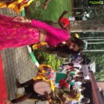 Harshika Poonacha Instagram - #CHITTE SUCCESS DANCE ❤️❤️❤️ Wearing this beautiful @reshmakunhi creation 😘😘❤️ @karnataka_filmywood @tulutalkies @sandalwood_official @sandalwood.adda @trp_of_kannada_channels
