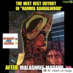 Harshika Poonacha Instagram - This post just made my day ❤️❤️❤️ I lookup to #Malashri Maam 🙏🙏🙏 #Repost @robert_vs_ranga with @get_repost ・・・ Cheers up for Harshika 💓 #chitte #jaga_mechida_maga 😎 @Jaga_mechida_maga . . . . . . . . . #cutouts #cinema #industry #famous #name #fame #prestige #stardom
