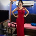 Harshika Poonacha Instagram - Strike a pose with a @reshmakunhi creation ❤️❤️❤️