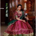 Harshika Poonacha Instagram - Ugadi princess 👸 . . . . . Wearing beautiful @nineonine_designstudio PC @candidclicks1 MUH @makeoverwithnirmala_bhadrappa Jewellery @waymore_priyanka Nails @glamnails_bynikki