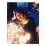 Ishaara Nair Instagram - Coz am obsessed with fairy lights, candles and Christmas. #candles #lights #goodmorning #livingmydreams #mydubai #advancedselfie Dubai, United Arab Emirates