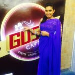 Ishaara Nair Instagram - #interview #diwali #loveblues #lovesarees #gustocafe #highonlife #lovemylife