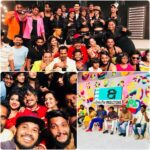 Ishika Singh Instagram - When we all danced .... it was great fun ... love u Rajesh for this project #kobbarimatta #telugufilmnagar #telugufilmindustry #teluguactor #actorslife🎬 #actoratwork