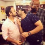 Jayasurya Instagram – Happy bday sidhu#amma rehersal#best buddies…..