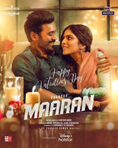 Karthick naren Instagram - Maaran & Thara❤️

#Maaran streaming soon on @disneyplushotstar 

@dhanushkraja @gvprakash @sathyajyothifilms @malavikamohanan_ @mahendranactorofficial @kk.actor @smruthivenkatofficial