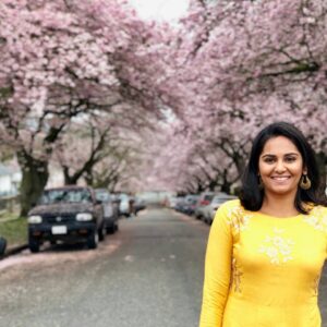 Lakshmi Priyaa Chandramouli Instagram - The universe has been kind, showing me pretty pretty things and blessing me with great people in my life :) Thank you for all the birthday wishes. Having a great day! #happybirthdaytome  #sakura #vancouvercherryblossomfestival  #oldspagettifactory #Goodday #missinghomethough #yellow #thankyouuniverse