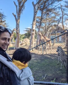 Lakshmy Ramakrishnan Instagram - Never been fond of the zoo , used to feel bad seeing the animals in captivity. But here , there is so much of respect and care for nature and more than the little one we were fascinated!