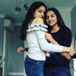 Madhoo Instagram - Happy daughters day to my babies❤️I am the luckiest on this planet because of u ❤️❤️❤️