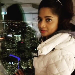 Madhumila Instagram - CN tower top floor Doesn't make it special... It's the moments spent there with the person!😇💕 #specialdays #momentscount #firstfewdays #cntower