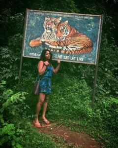Madhumila Instagram - Live and let live!🐯 ✌️💕 #savetigers #forest #coorgdiaries❤️#trekking #mathumila