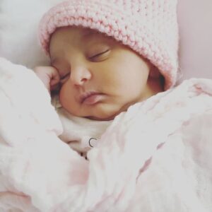 Madhumila Instagram - It was her 3rd day on earth🧡
"Tinny little tender flower ball, you give me so much hopes" ❤
#Sausha #powerhousesausha