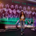 Madhuurima Instagram - Had a blast at the @nsci_mumbai @mfn_mma @tigerjackieshroff @kishushroff what an encouragement to this sport !! Kudos!! #fight #mma #sport #celebration #celebrity thanks @chintan.pavlankar #actor #actorlife #lifestyle #croptop #boyfriend #boyfriendjeans @adidas @adidasoriginals