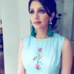 Milana Nagaraj Instagram – ColorBlue… It’s a Feeling💙
Outfit: @priyal_bhardwaj 
Styling: @vaishaliashik 
MUA: @sabrina_suhail
And much love to @kruthigwd 😘 Taj West End, Bengaluru