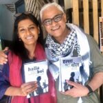 Nandita Das Instagram - I did go back in time with Sudhanva and Mala, two pillars of Jan Natya Manch while speaking about Safdar Hashmi and the play, Halla bol #HallaBol #SafdarHashmi St. Andrew's Centre For Philosophy And Performing Arts