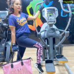 Nandita Swetha Instagram - ‘Work hard until u feel satisfied’ . . Bag from @stuffsunique1 Clicked by @ajay.varma.n Outfit @superdryindia Shoe @underarmour . . #workout #gym #fit #golds #bangalore #stepper #sweatit #actresslife #pose