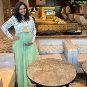 Neelima Rani Instagram - Happy mommy 🥰 
Beautiful outfit by @eisbera_fashion_studio 🥰
#pregnancy #actor #mother #happy #love #blessed