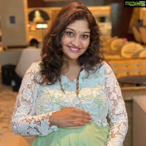 Neelima Rani Instagram - Happy mommy 🥰 
Beautiful outfit by @eisbera_fashion_studio 🥰
#pregnancy #actor #mother #happy #love #blessed