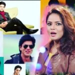 Neetu Chandra Instagram - Smile with someone who always makes us #love #smile n is full of #romance !! #shahrukhkhan #baahshah sir 😙😙😙 only on #ddRangoli #Rangoli #DDNational 😊😁😙
