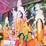 Neetu Chandra Instagram – Today #Ashtamipuja mom n me !! #mumbai Wishing everyone !! Love you All!! 😘😘😘🙏🙏🙏🙏 Jai Durga Ma !! #saare #puja