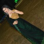 Paridhi Sharma Instagram - Be who you are and say what you feel, because those who mind don't matter, and those who matter don't mind. #mystyle #green #gold #weddingseason #smile #lovelife #actor #paridhisharma