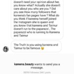 Payal Rohatgi Instagram - R we being bullied by #KareenaKapoor accounts for talking about similarities with her son's name to Mughal invader ? We didnt say bad things but #facts related to similarities in the naming game 😉 #PayalRohatgi