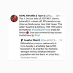 Payal Rohatgi Instagram - U delete, we will post again. 🤔. Stating facts is not hate speech 💖💖😉