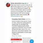 Payal Rohatgi Instagram - U delete, we will post again. 🤔. Stating facts is not hate speech 💖💖😉
