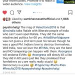 Payal Rohatgi Instagram - क्या हम #Congress के बारे मैं कुछ लिख सकते हैं की वो भी @instagram #India के office के employee delete कर देंगे as violation of community guidelines 😜 हमें डर लग रहा है अभी 🙏 #payalrohatgi #paayalrohatgi