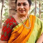 Poornima Bhagyaraj Instagram - Thank u @new_ideas_fashions for the beautiful jewellery 💛