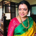 Poornima Bhagyaraj Instagram - Thank u @new_ideas_fashions for the beautiful jewellery 💛
