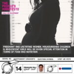Prakash Raj Instagram - Pregnant and lactating women, malnourished children and adolescent girls will be given special attention in terms of food and nutrition. #rebootbangalore with Prakash Raj #WhistleGeVoteHaaki #serialno14 #bangalorecentral #independentcandidate #voteforprakashraj #citizensvoice #chaloparliament