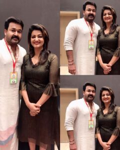 Priyanka Nair Instagram - Happy birthday lalettaa😍@Mohanlal
#lalettan#mohanlal#happybirthdaylaletta