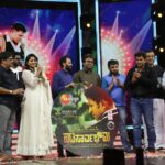 Rachita Ram Instagram - Glimpse of the audio launch✨ #natasarvabhouma #hublipeople and @zeekannada #thankstoallofyou for making the event a very big success🙏🏻🙌🏻
