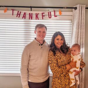 Richa Gangopadhyay Instagram - Wishing our friends and family who celebrate it, a very happy Thanksgiving! 🍁

Thanksgiving this year (Luca's first!) was in the form of Friendsgiving, spent with some of our lovely friends- who are like family- over some seriously yummy dishes! 🦃🥗🍠🥧 Missed our families back home, on the other side of the country! 

Grateful for so much this year. Most of all to have a roof over our heads, food to eat, a healthy family and  friends we can always count on 🙏🏼👨‍👩‍👦.

Giving thanks for the land we're on, to the people who came before us on this land- recognizing the trauma that came with the possession of this land- the Indigenous communities that continue to live here, and for the food cultivated by Native people. We take this opportunity to acknowledge the land that we now call Portland, Oregon were the traditional lands of the Cowlitz, Multnomah, Kathlamet, Clackamas, Tumwater, Atfalati, Kalapuya, Wasco, Molalla, and Watlala bands of the Chinook, and many other nations of the Nch’i Wána (“The Big River”), also known as the Columbia. 

#happythanksgiving #gratitude #grateful #thankful #family #friendsgiving #landacknowledgement #thanksgiving2021 #decolonize